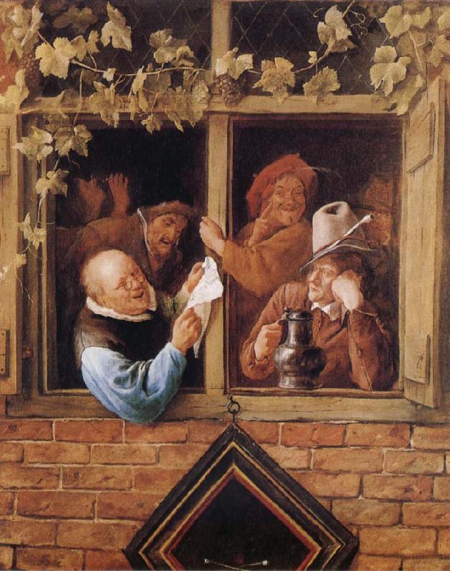 Jan Steen Rhetoricians at a Window France oil painting art